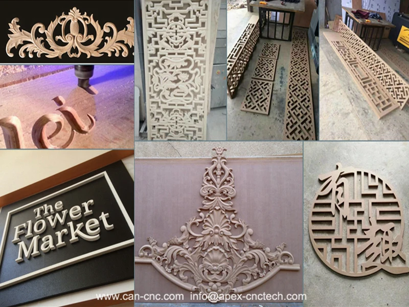 CNC machine for furniture making application samples 1